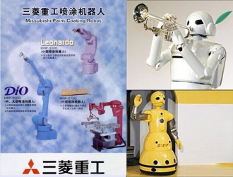 三菱噴涂機器人春節(jié)不打烊，海藍(lán)機電道一聲：新春快樂！